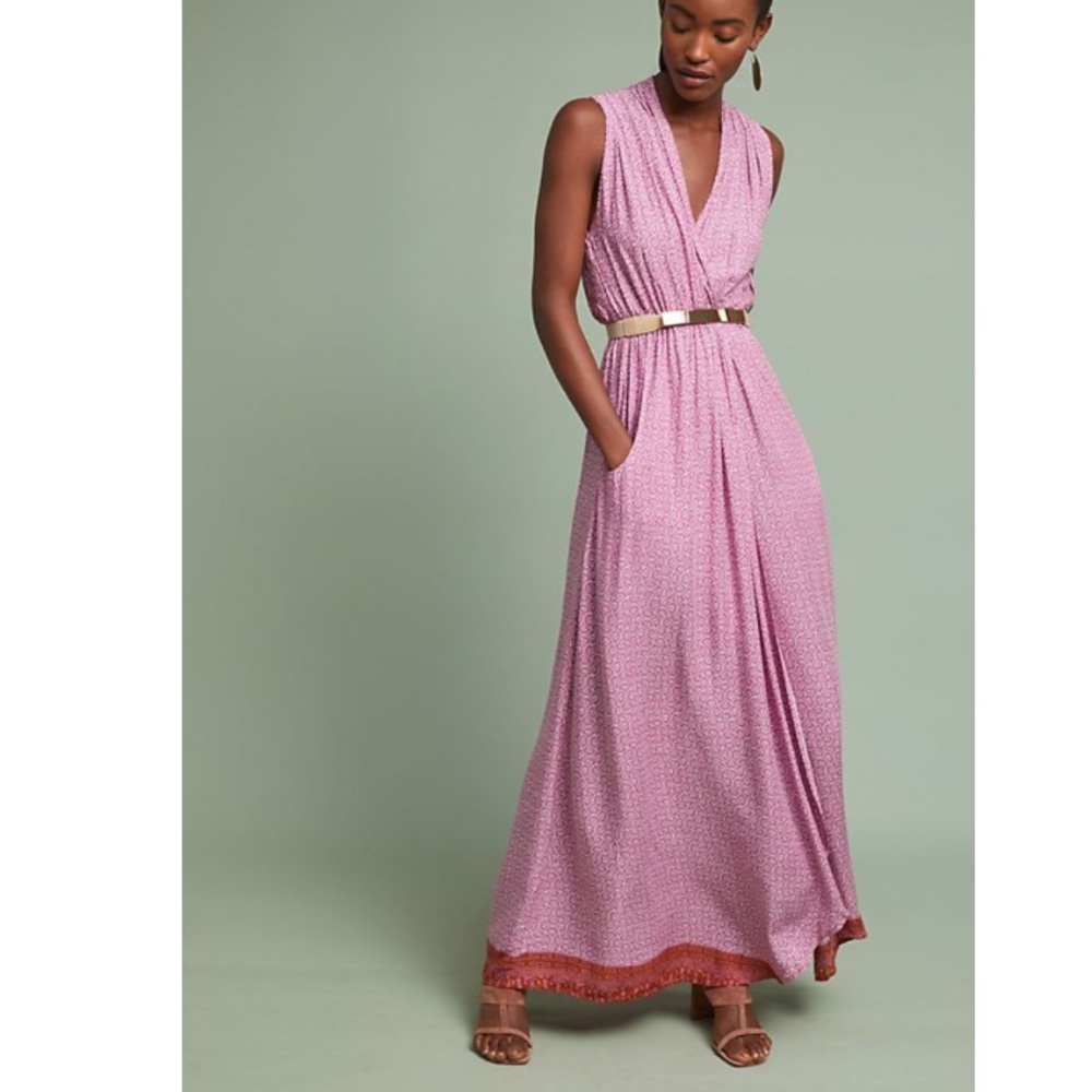 Anthropologie Natalie Martin Nico Sleeveless Maxi Dress